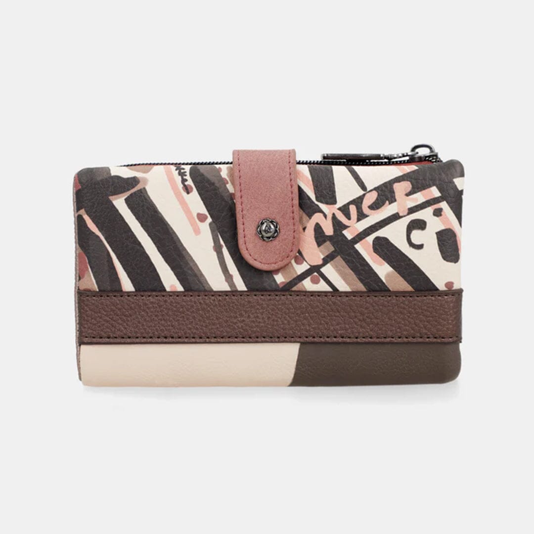 Carteira flexível média c/ Rfid para Senhora Anekke Mademoiselle 