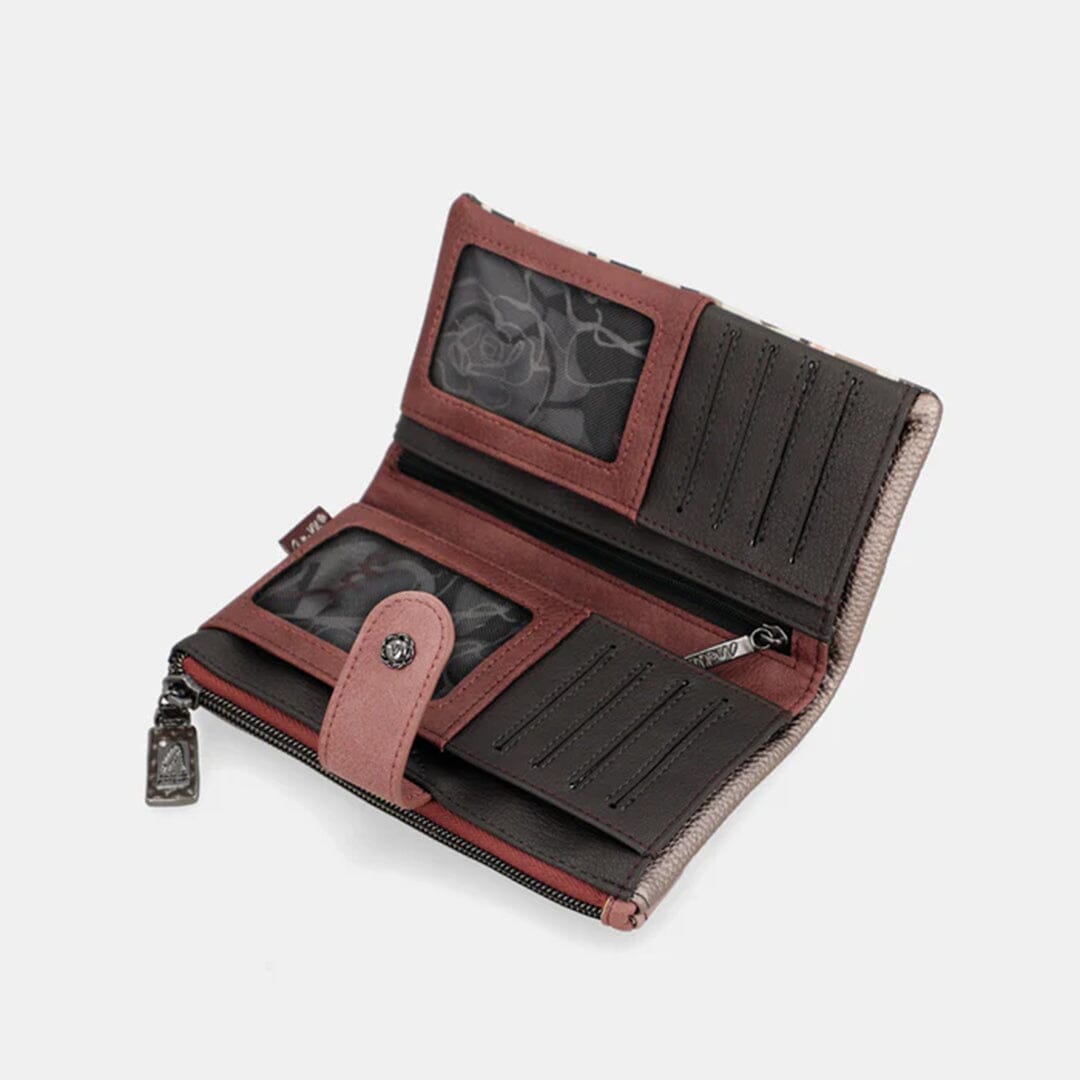 Carteira flexível média c/ Rfid para Senhora Anekke Mademoiselle 