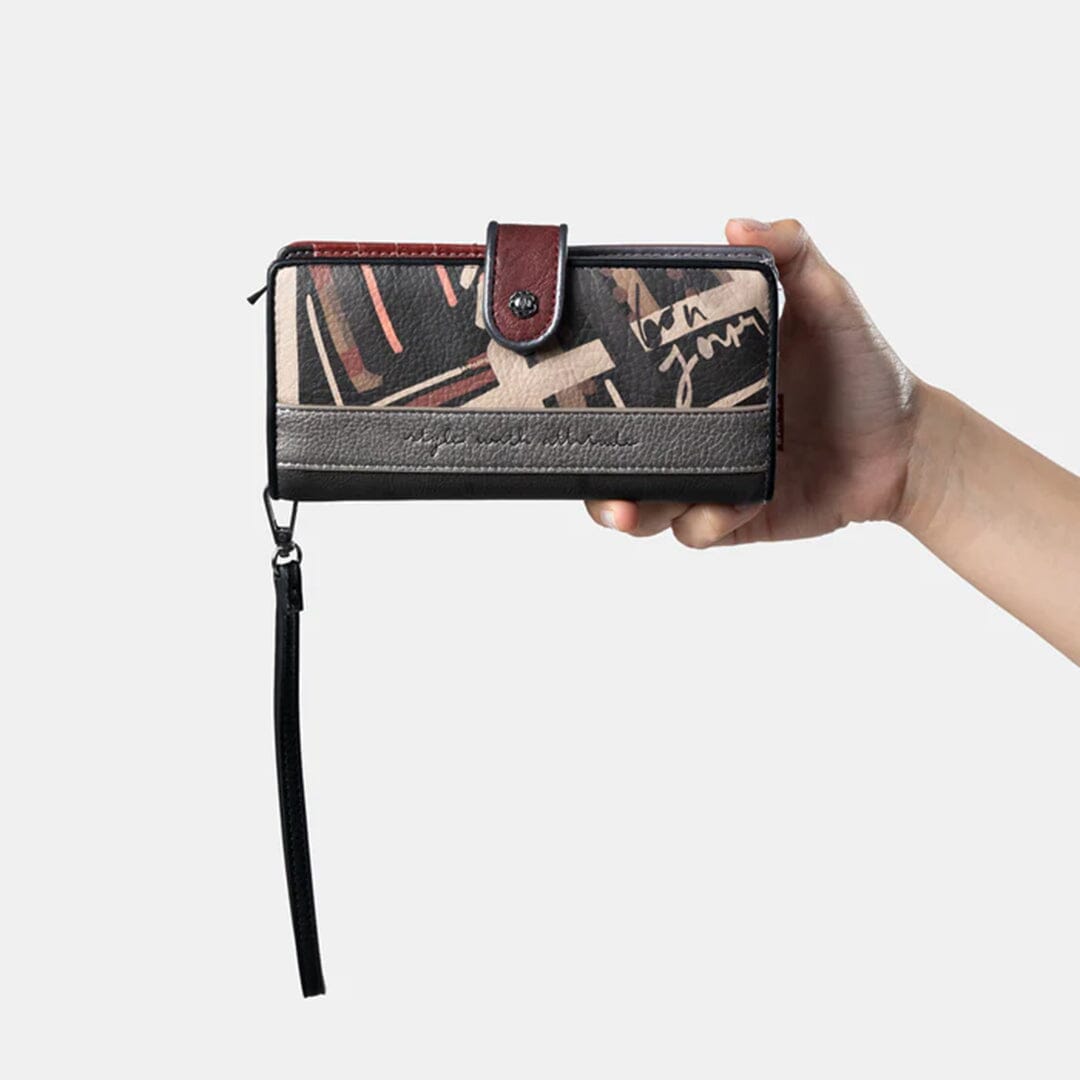 Carteira grande com Rfid para Senhora Anekke Mademoiselle 