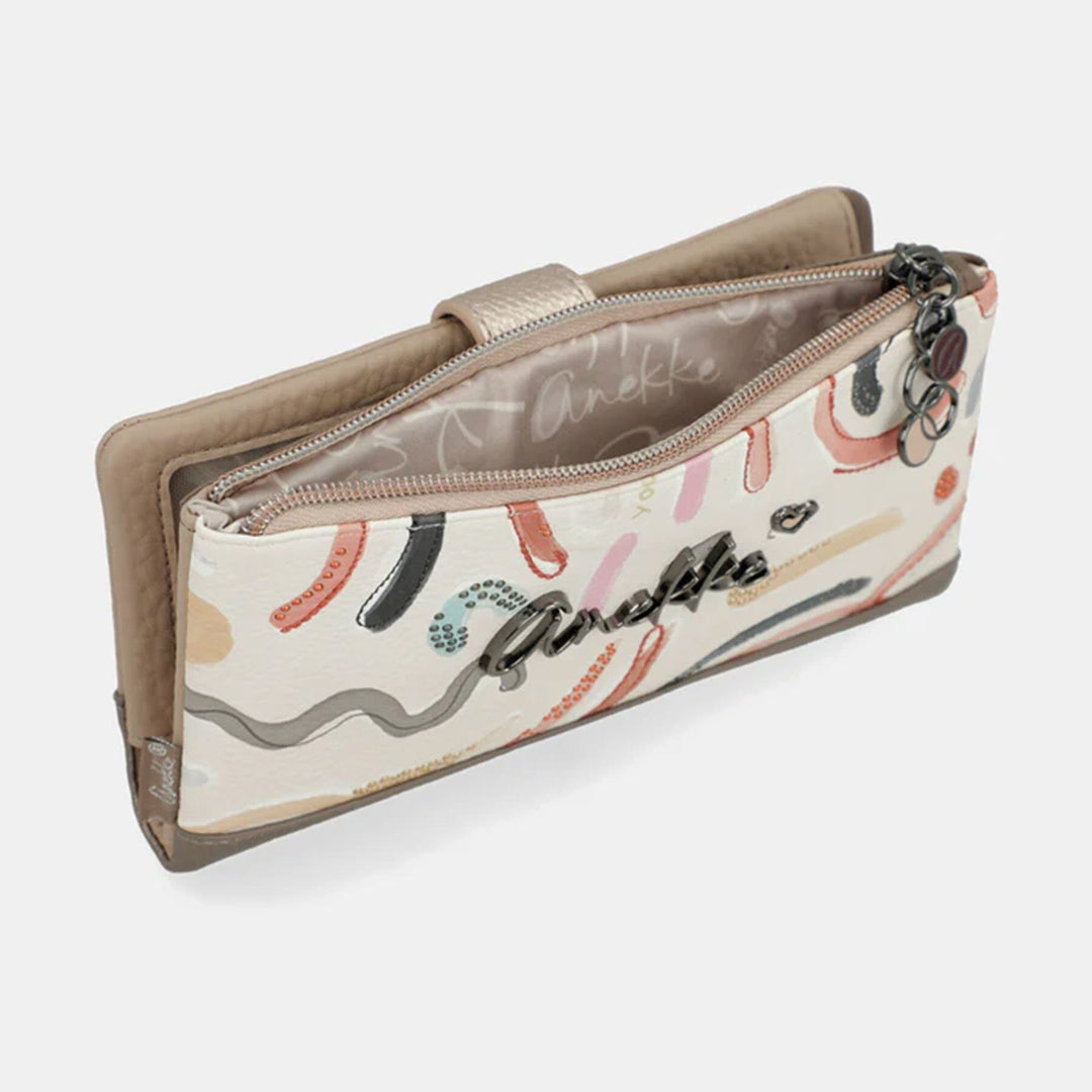 Carteira Grande flexível com Rfid para Senhora Anekke Olympia 