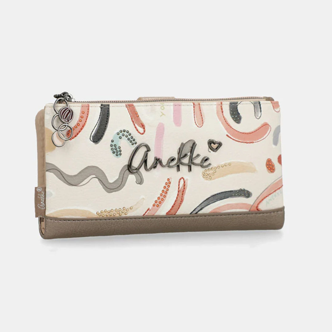 Carteira Grande flexível com Rfid para Senhora Anekke Olympia 