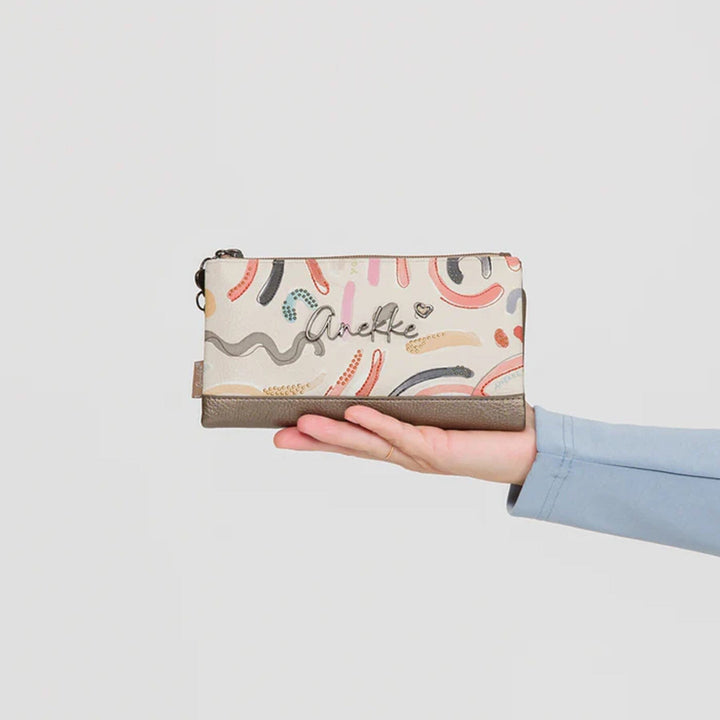 Carteira Grande flexível com Rfid para Senhora Anekke Olympia 