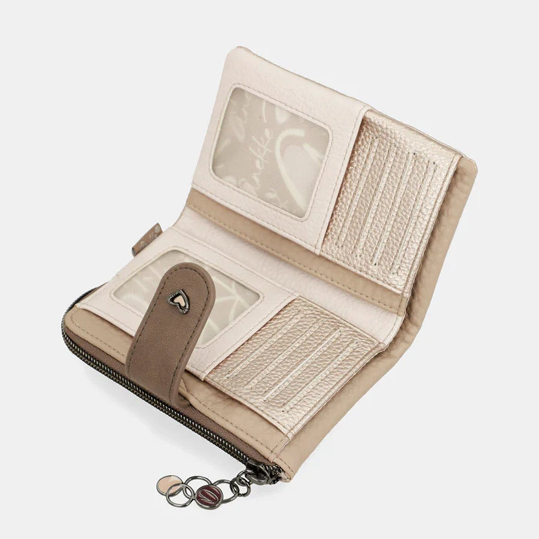 Carteira média flexível com Rfid para Senhora Anekke 