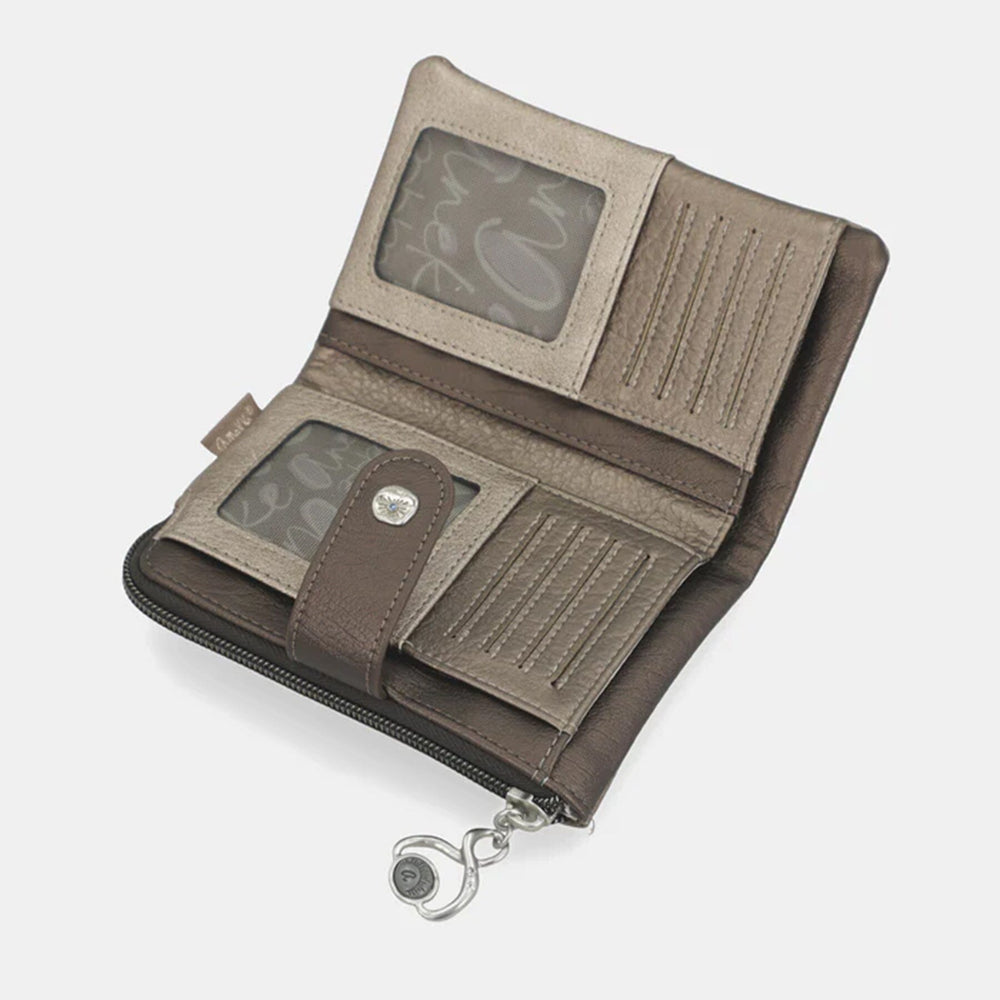 Carteira média flexível com Rfid para Senhora Anekke 