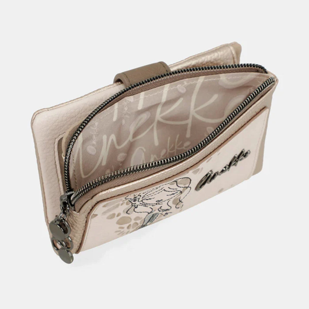 Carteira média flexível com Rfid para Senhora Anekke 