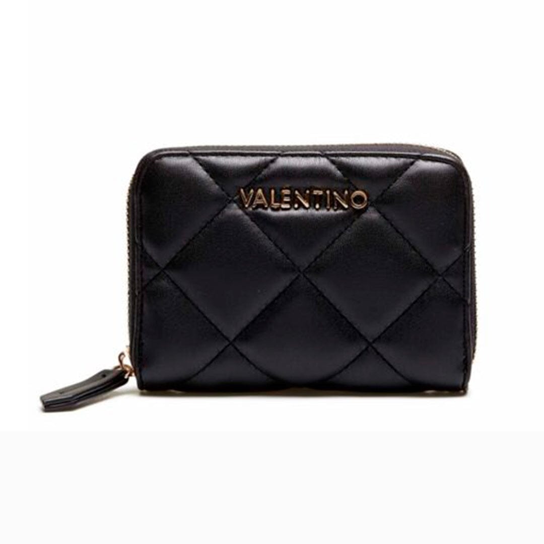 Carteira pequena acolchoada Valentino Ocarina p/ Senhora Preta 