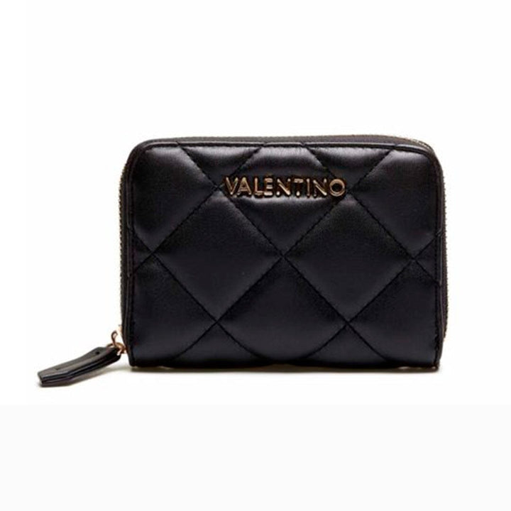 Carteira pequena acolchoada Valentino Ocarina p/ Senhora Preta 