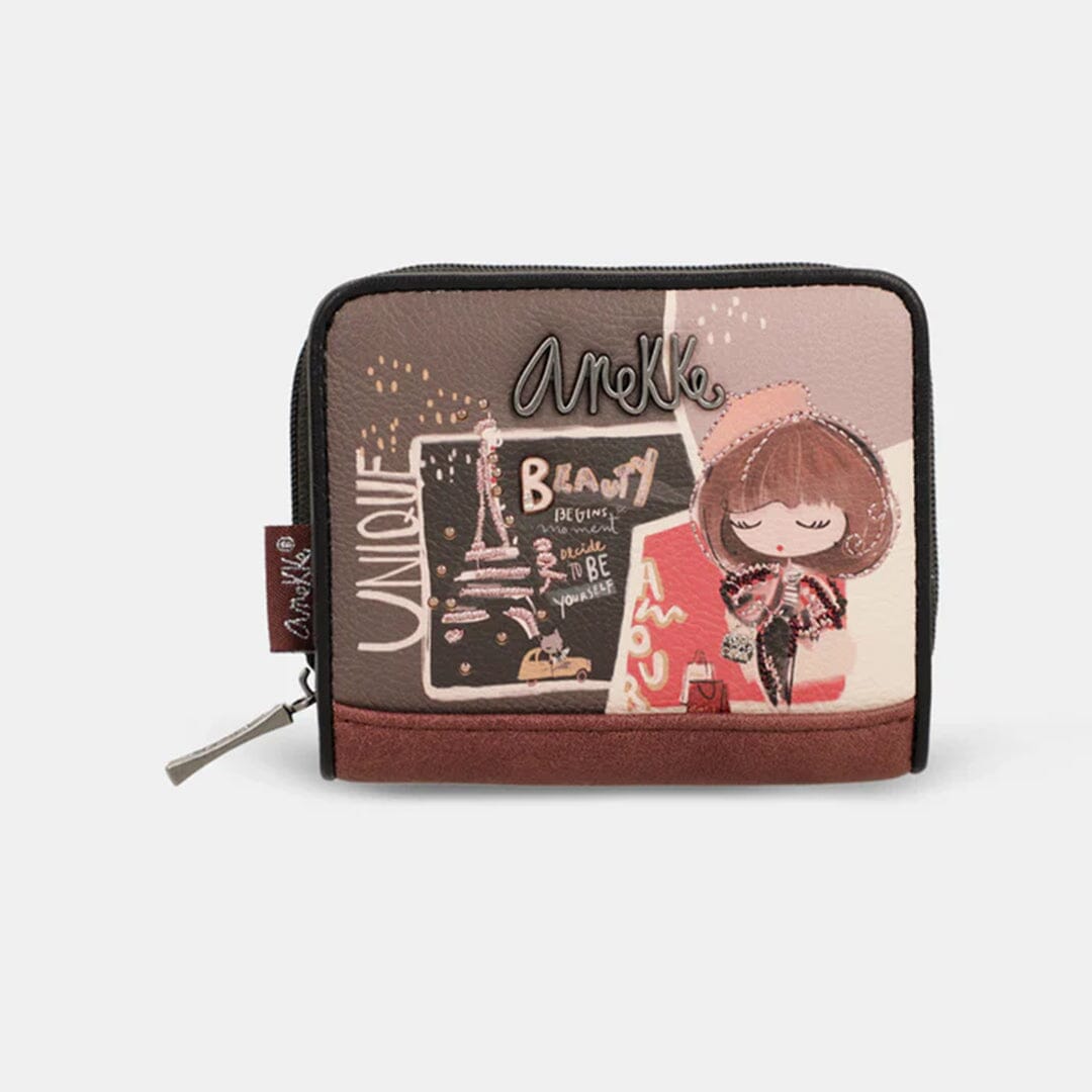 Carteira pequena com Rfid para Senhora Anekke Mademoiselle 