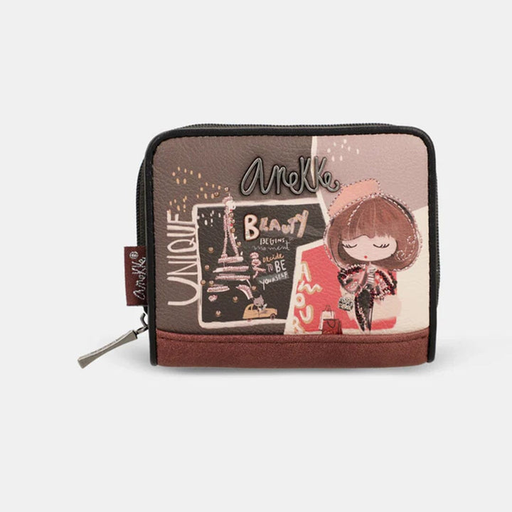 Carteira pequena com Rfid para Senhora Anekke Mademoiselle 