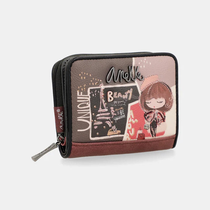 Carteira pequena com Rfid para Senhora Anekke Mademoiselle 