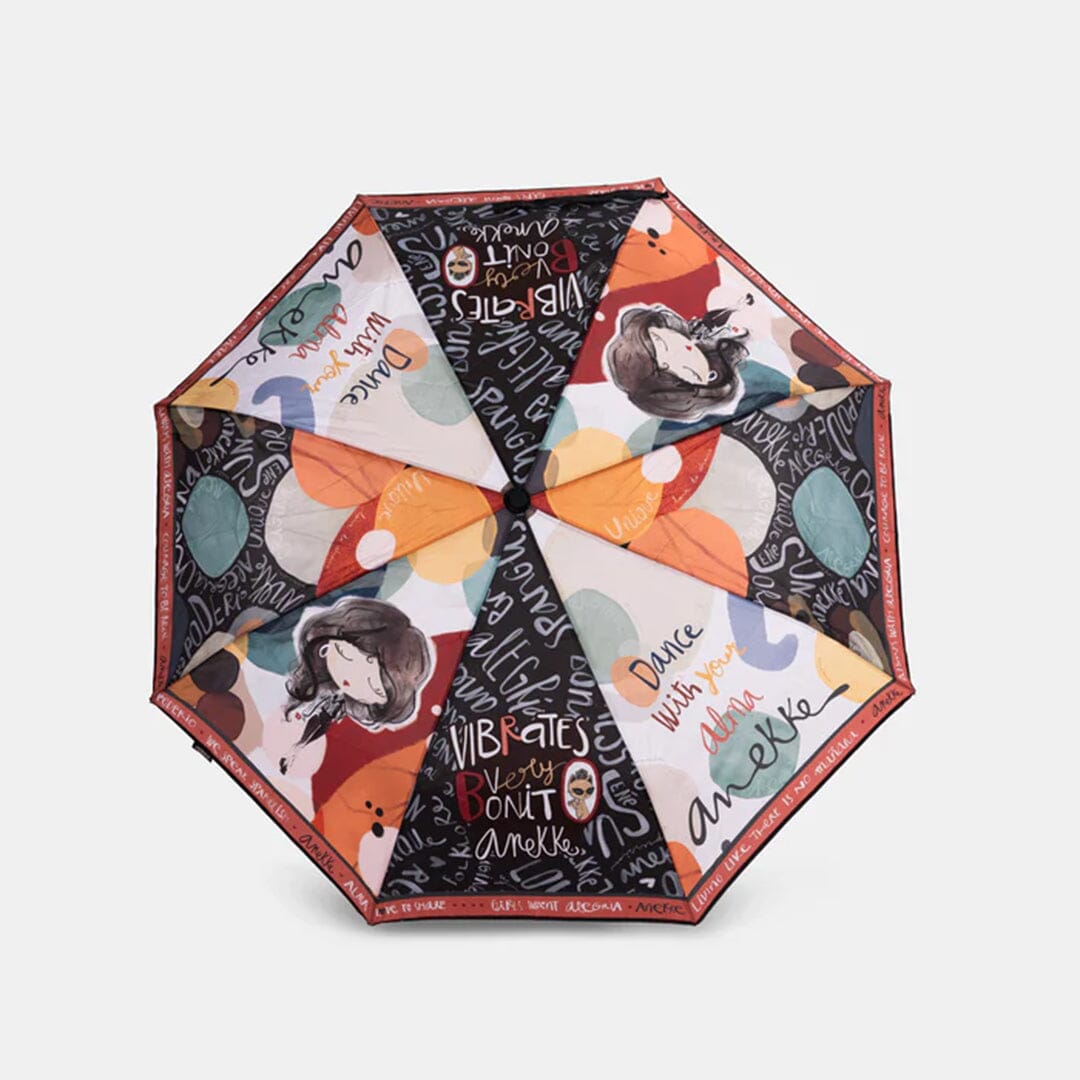 Guarda-chuva pequeno automático Anekke Multicor 