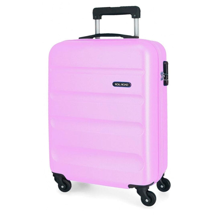 Mala de cabine 55cm c/4 rodas Roll Road Flex Lilás 