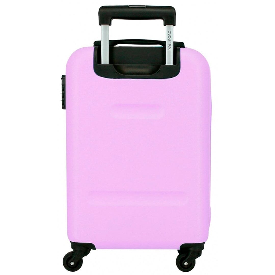 Mala de cabine 55cm c/4 rodas Roll Road Flex Lilás 