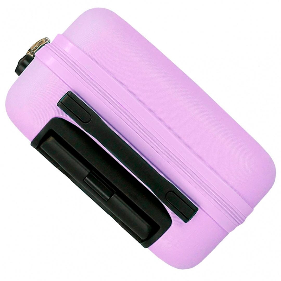 Mala de cabine 55cm c/4 rodas Roll Road Flex Lilás 