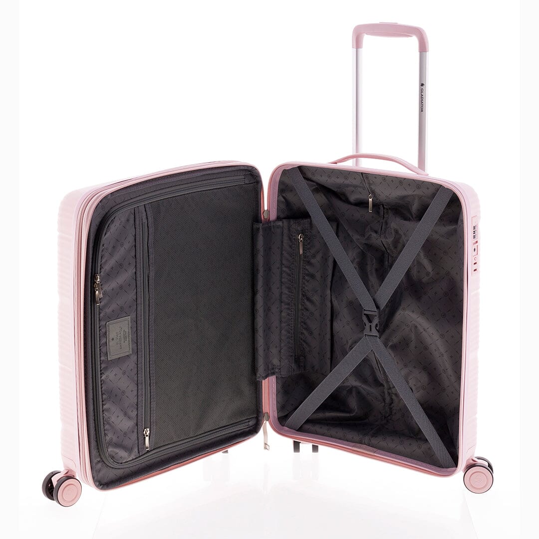 Mala de cabine 55cm Expansível Gladiator Bionic Rosa 