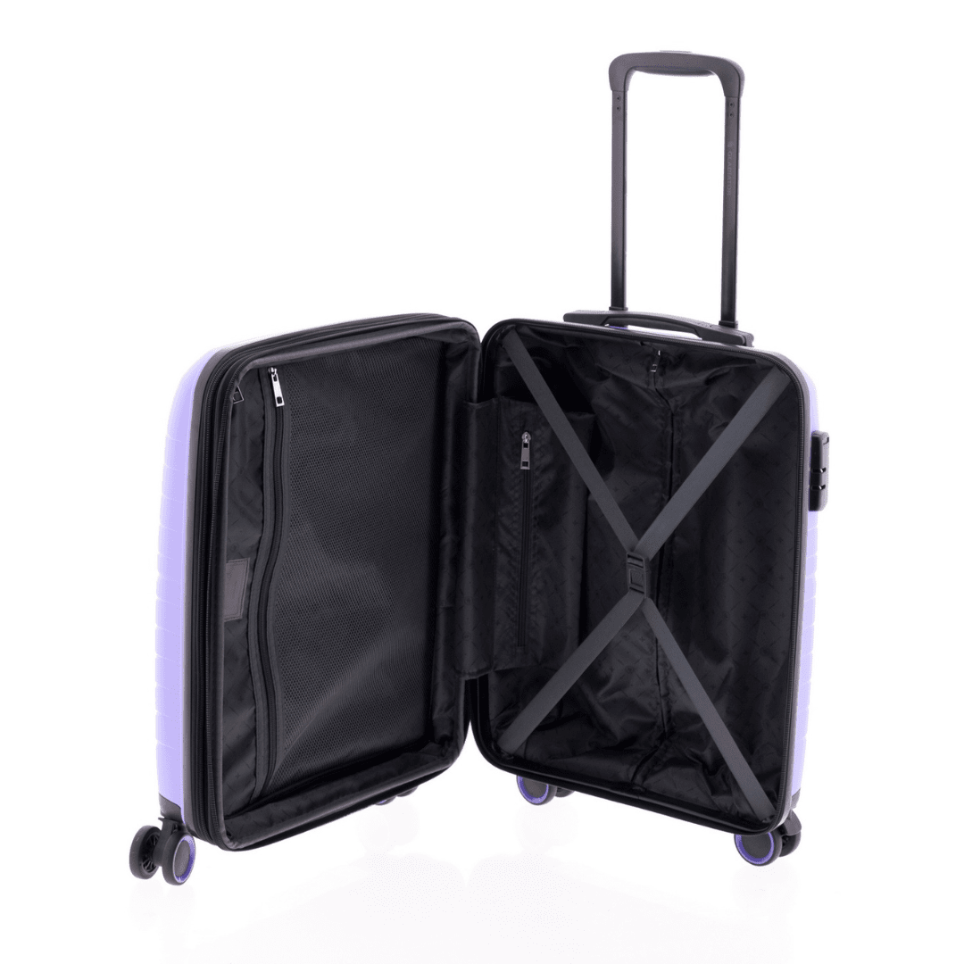 Mala de cabine 55cm Expansível Gladiator Kick-Off Lilás 