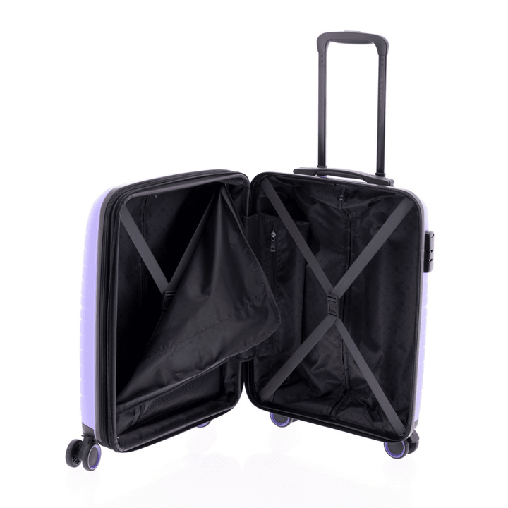 Mala de cabine 55cm Expansível Gladiator Kick-Off Lilás 