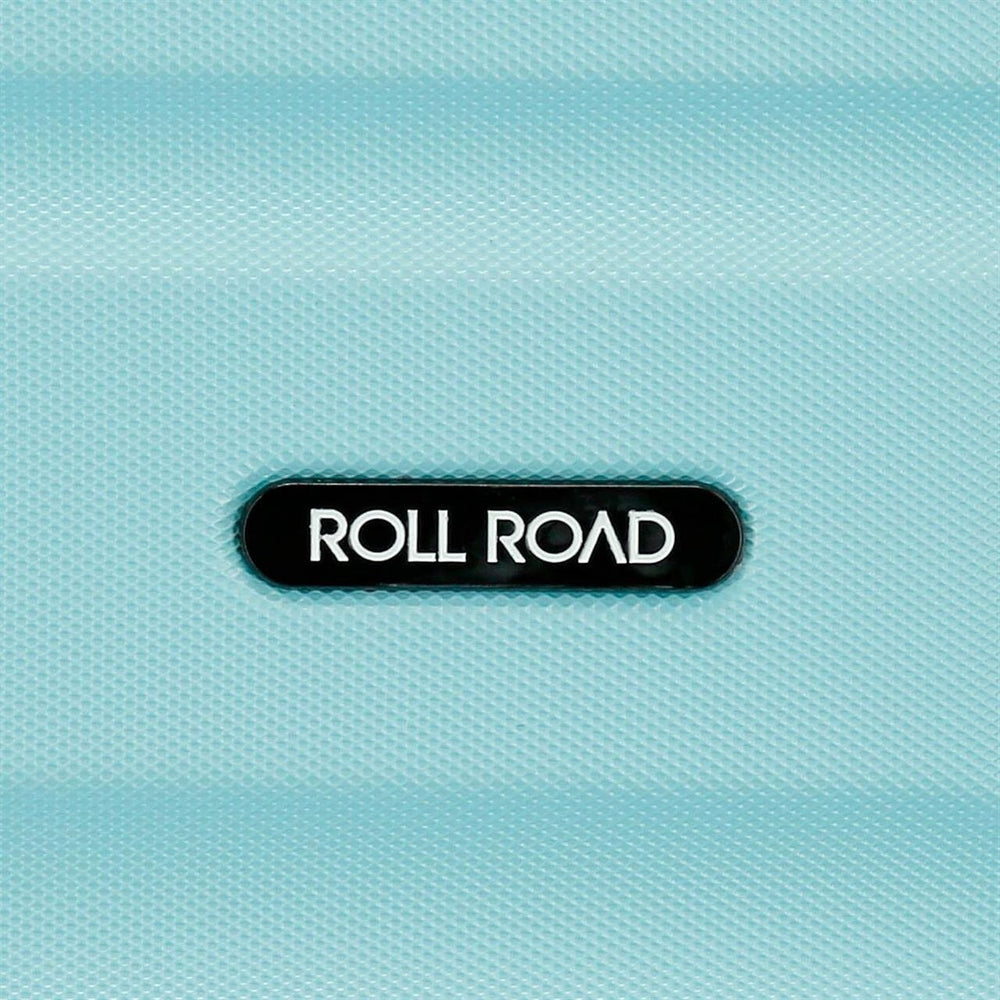 Mala de cabine Rígida 40cm c/2 rodas Roll Road Flex Azul 