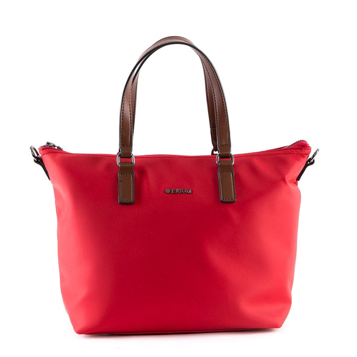 Mala de mão e tiracolo nylon Erium para Senhora Bordeaux 