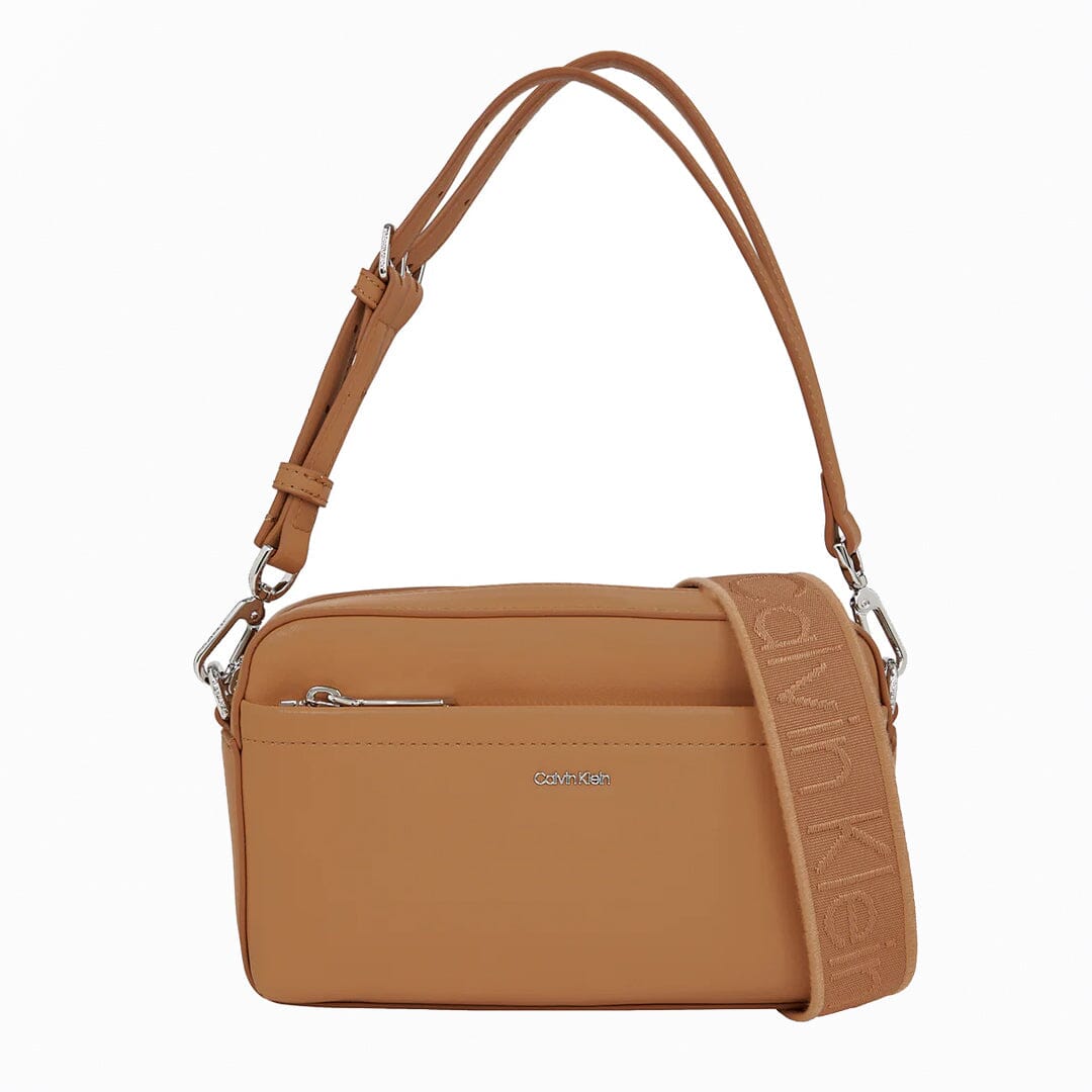 Mala de ombro Calvin klein p/ Senhora Camel 