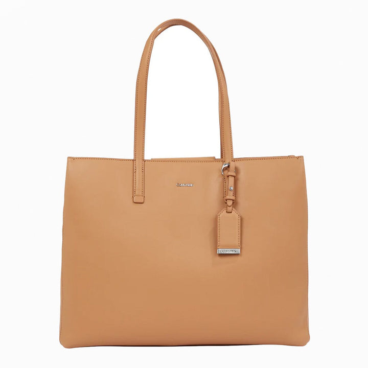 Mala de ombro Calvin Klein p/ Senhora Camel 