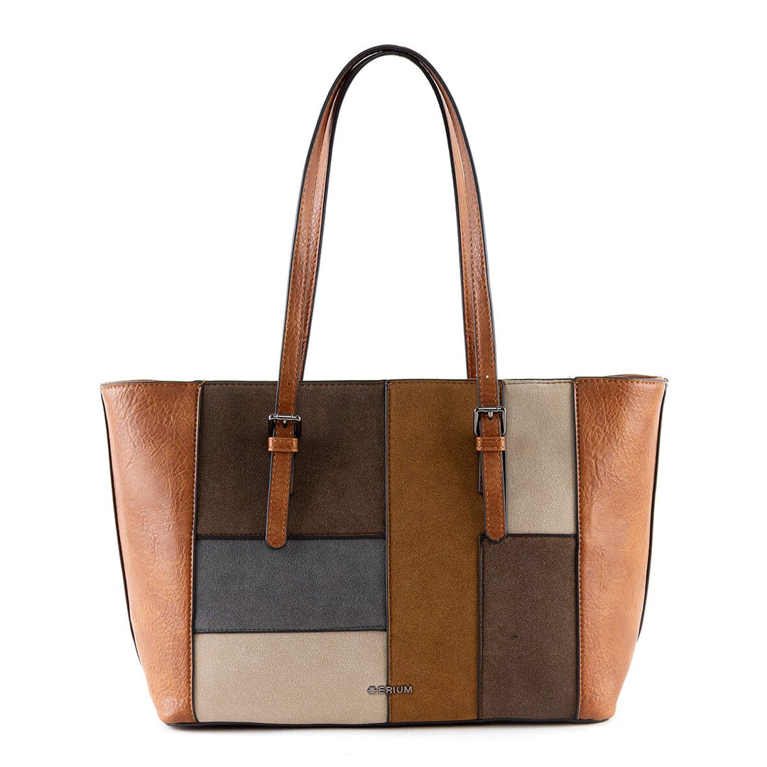 Mala de ombro Erium para Senhora Camel 