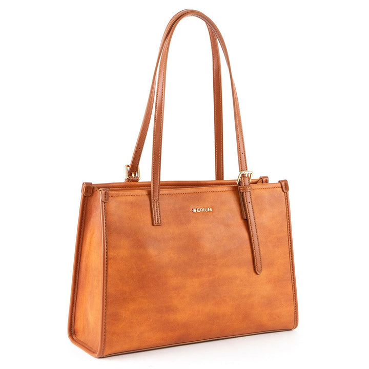 Mala de Ombro Erium para Senhora Camel 