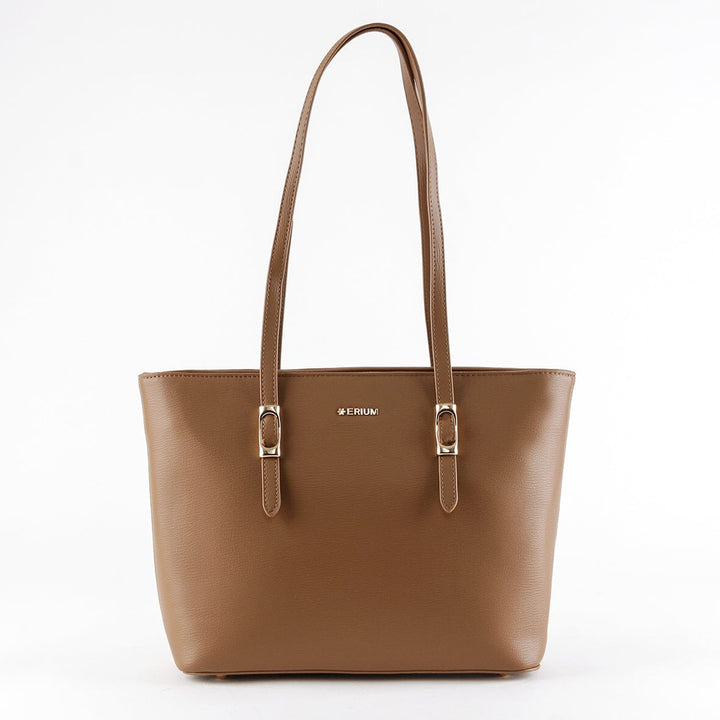 Mala de Ombro Erium para Senhora Camel 