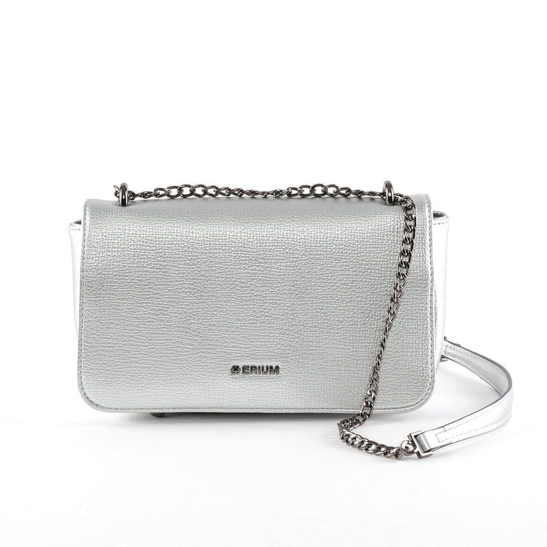 Mala de ombro/tiracolo Erium para Senhora Prata 