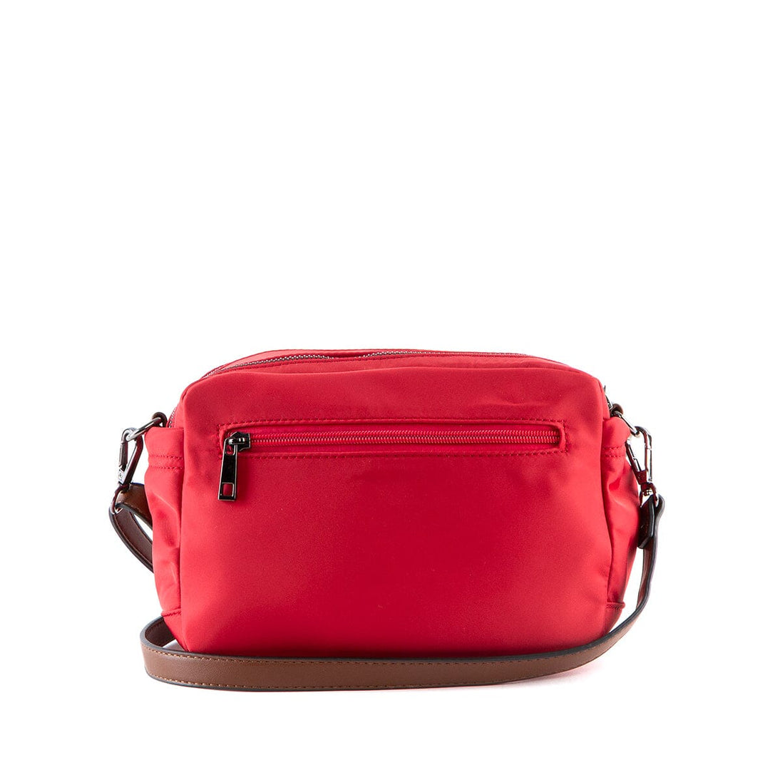 Mala de tiracolo com 2 compartimentos em nylon Erium para Senhora 