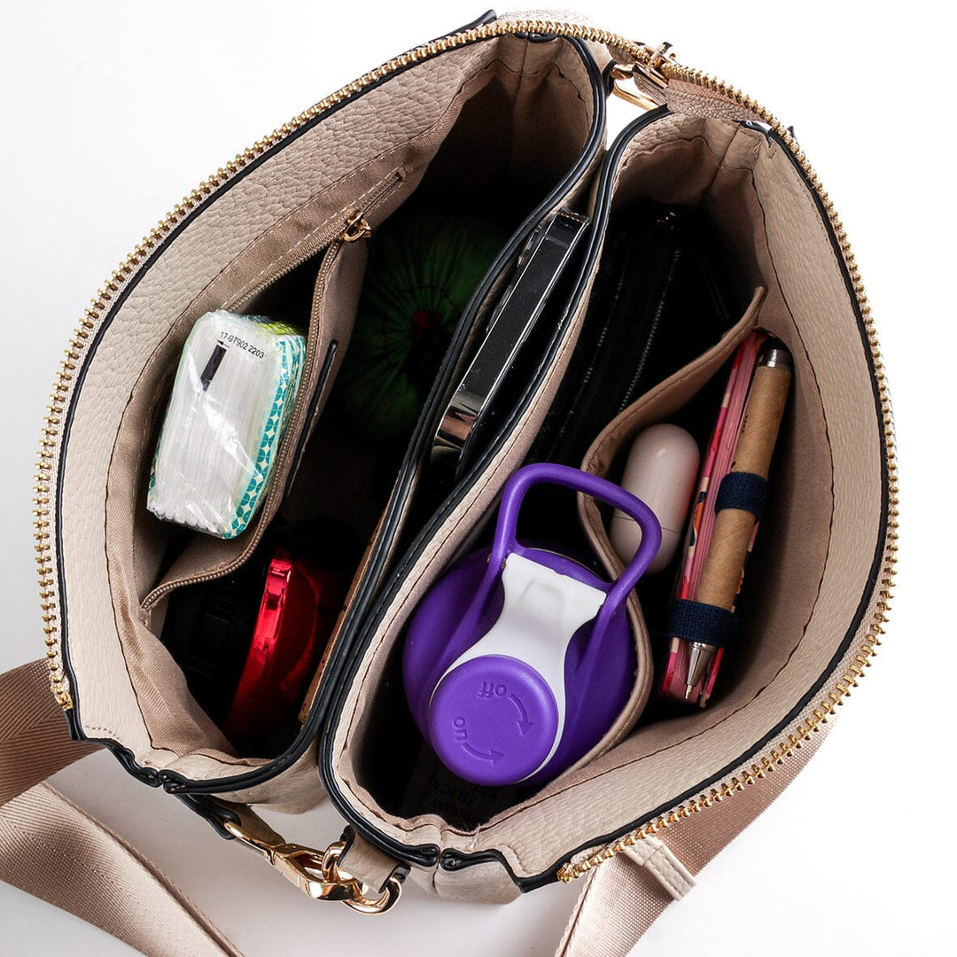 Mala de tiracolo com 2 compartimentos Erium para Senhora 