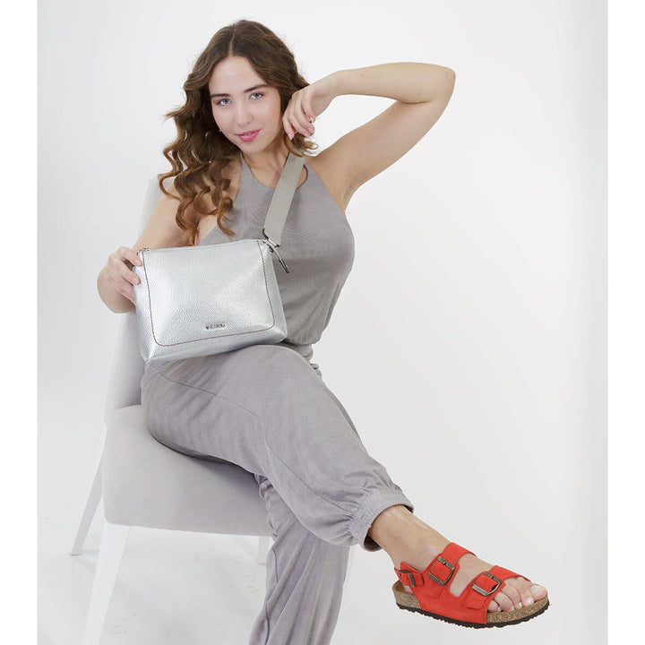 Mala de tiracolo com 2 compartimentos Erium para Senhora 