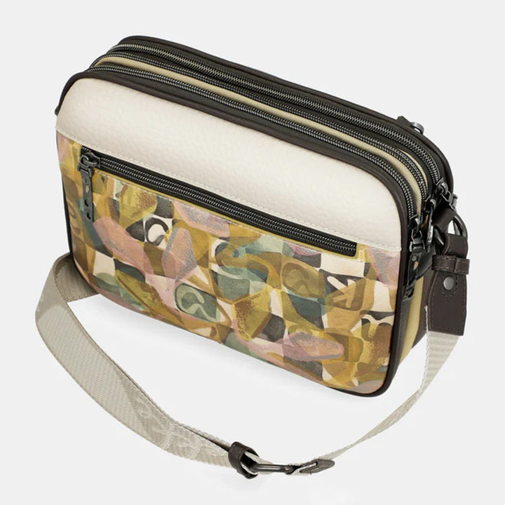 Mala de tiracolo com 3 compartimentos para Senhora Anekke Bloom 