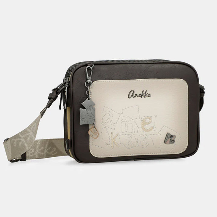 Mala de tiracolo com 3 compartimentos para Senhora Anekke Bloom 