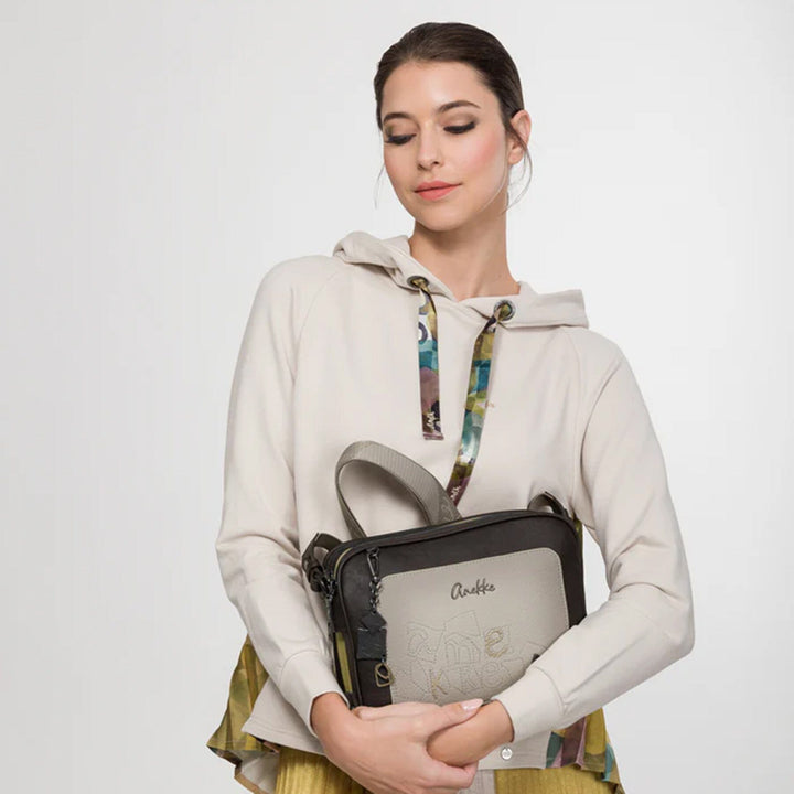 Mala de tiracolo com 3 compartimentos para Senhora Anekke Bloom 