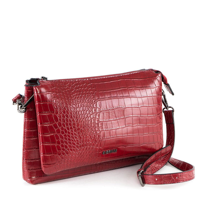 Mala de tiracolo croco Erium para Senhora 