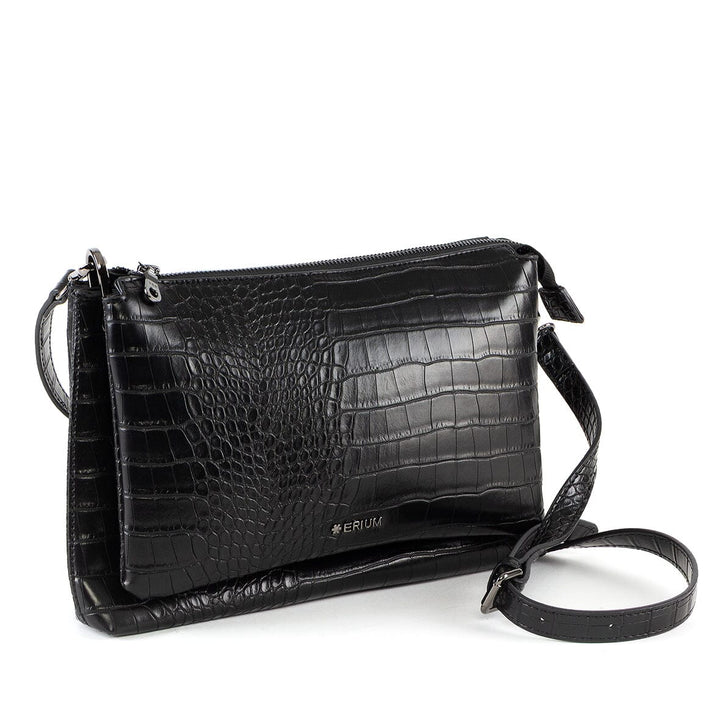 Mala de tiracolo croco Erium para Senhora 