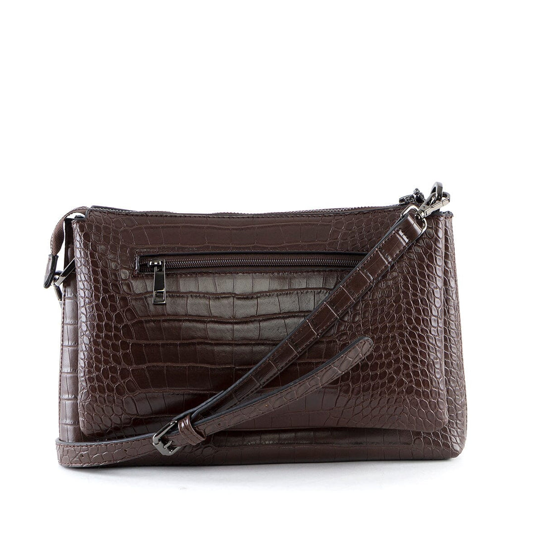 Mala de tiracolo croco Erium para Senhora 