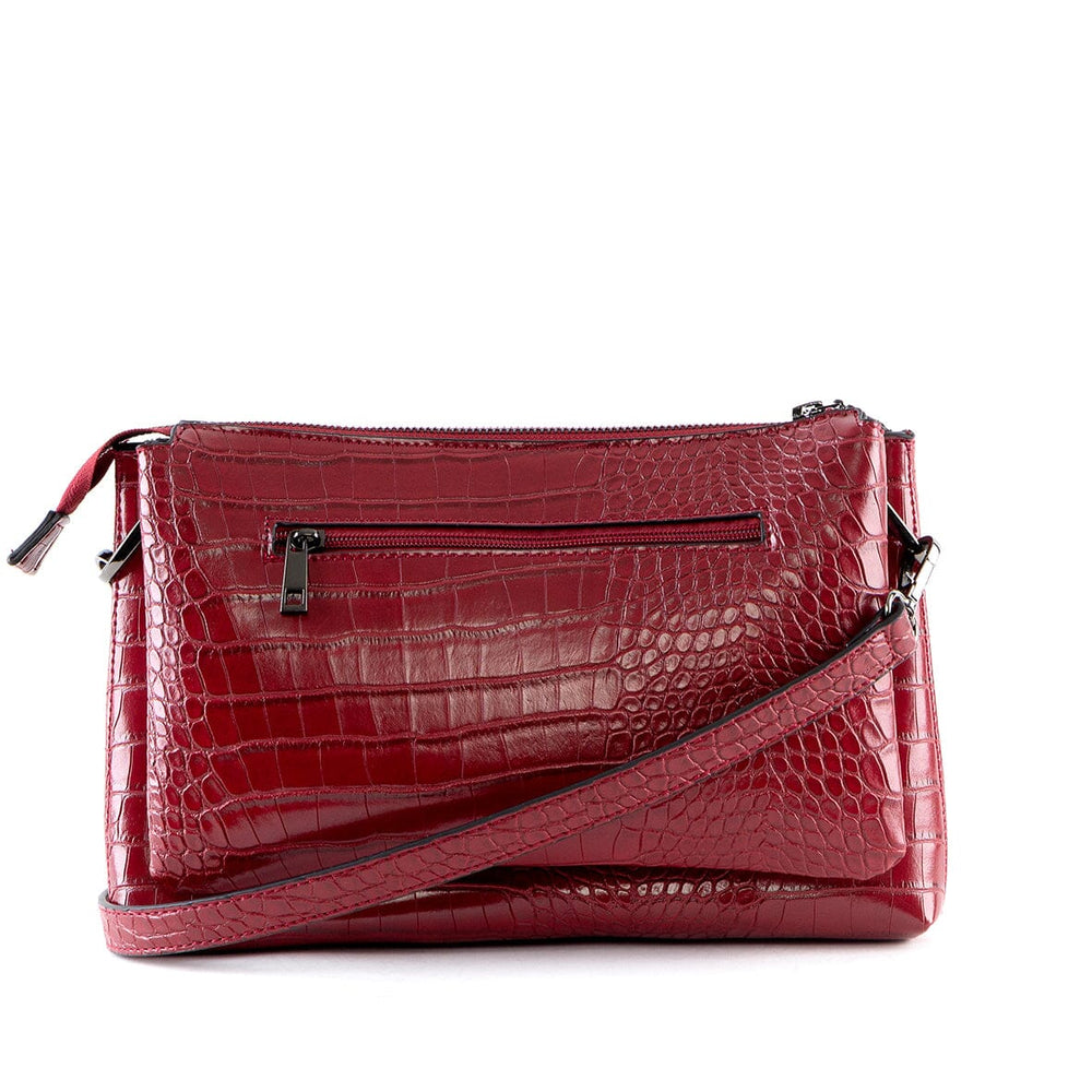 Mala de tiracolo croco Erium para Senhora 