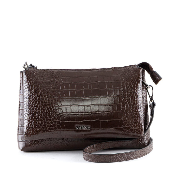 Mala de tiracolo croco Erium para Senhora 