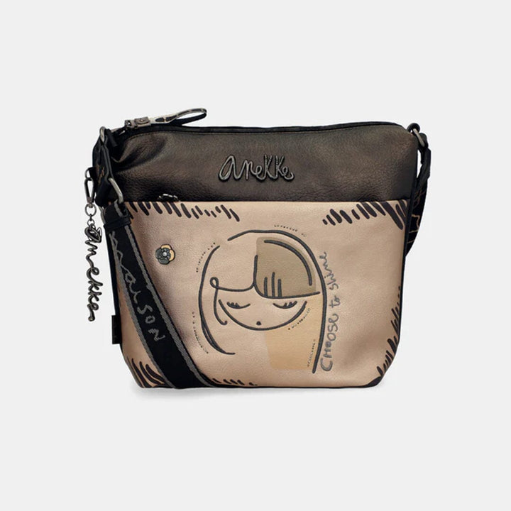 Mala de tiracolo grande para Senhora Anekke Nature Koko 