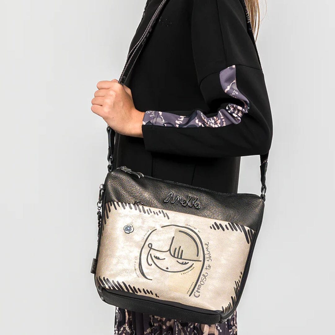 Mala de tiracolo grande para Senhora Anekke Nature Koko 