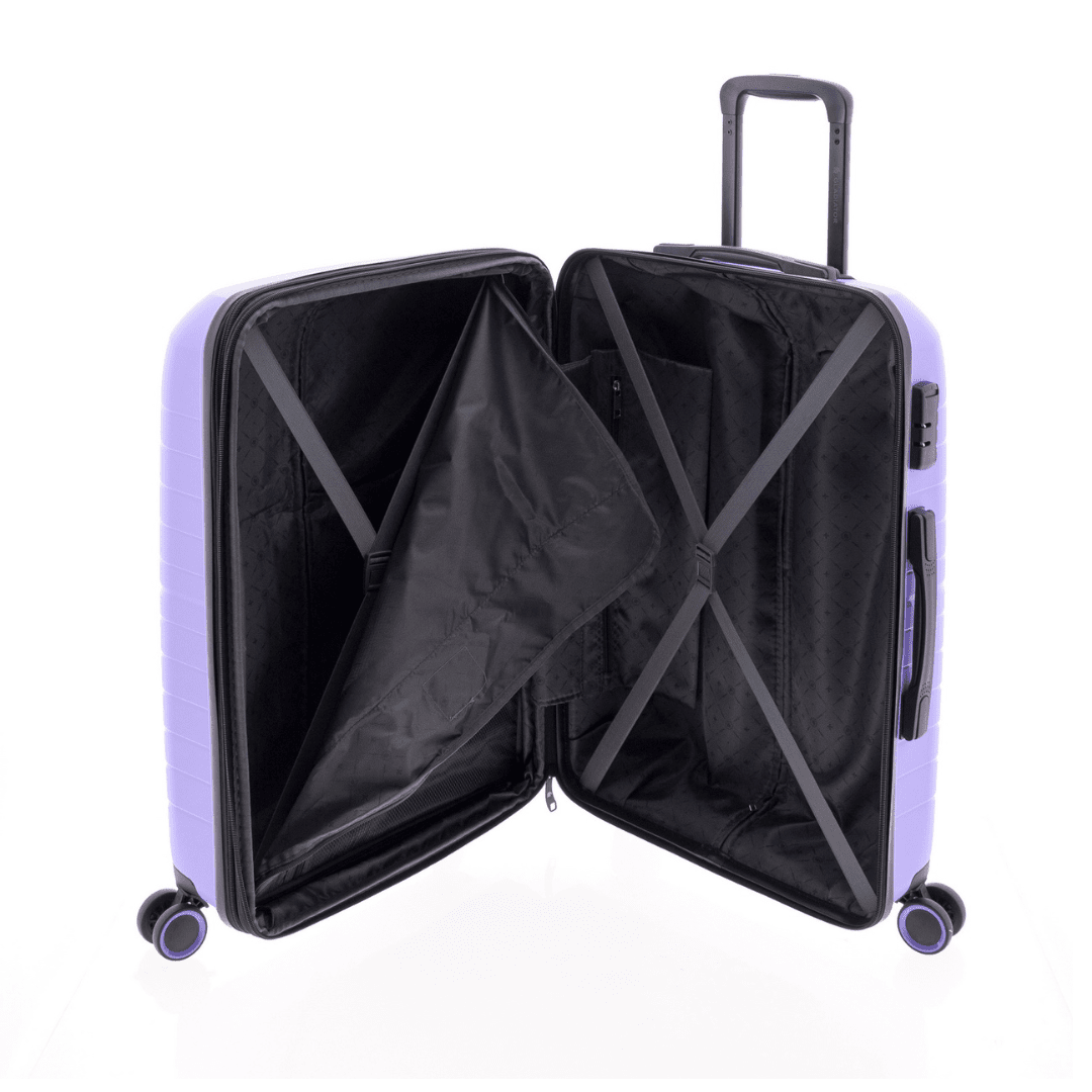 Mala de viagem média 67cm Expansível Gladiator Kick-Off Lilás 