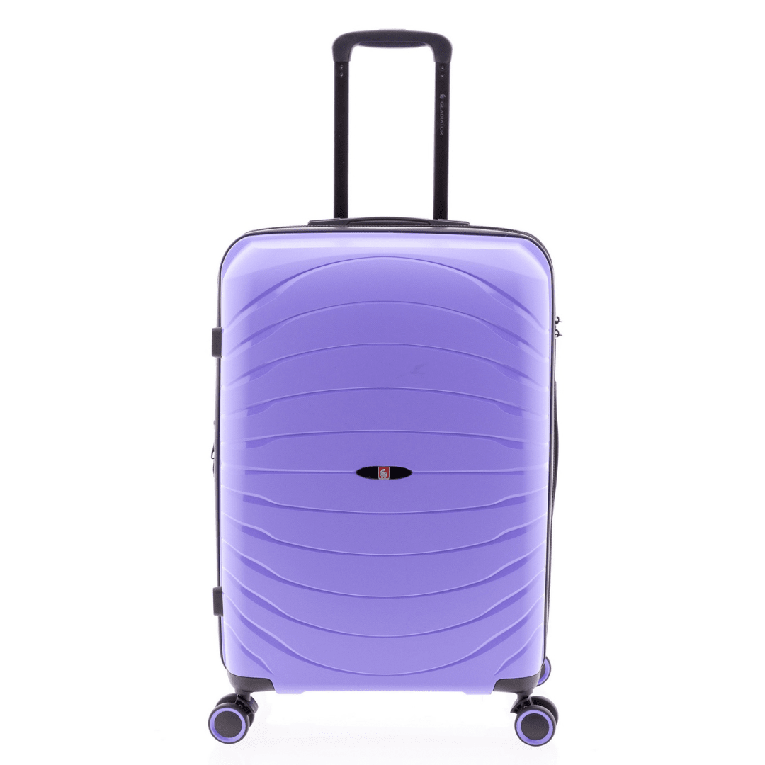 Mala de viagem média 67cm Expansível Gladiator Kick-Off Lilás Lilás Médio 