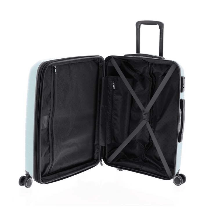 Mala de viagem média 67cm Expansível Gladiator Kick-Off Verde Claro 