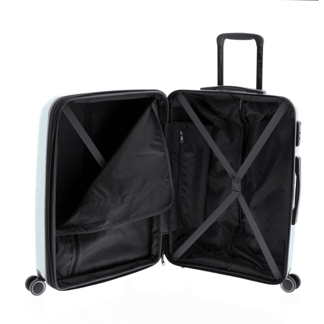 Mala de viagem média 67cm Expansível Gladiator Kick-Off Verde Claro 