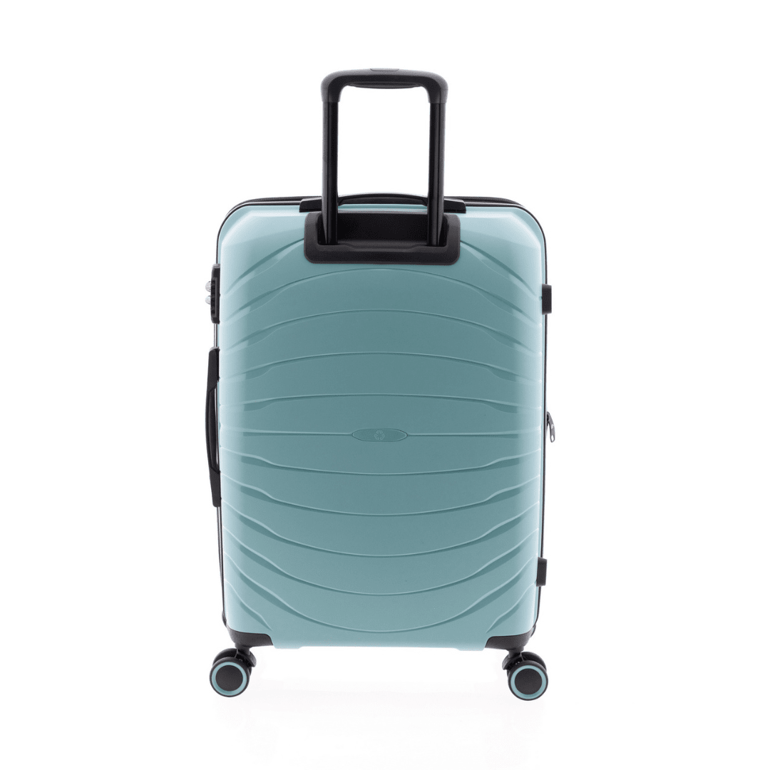 Mala de viagem média 67cm Expansível Gladiator Kick-Off Verde Claro 