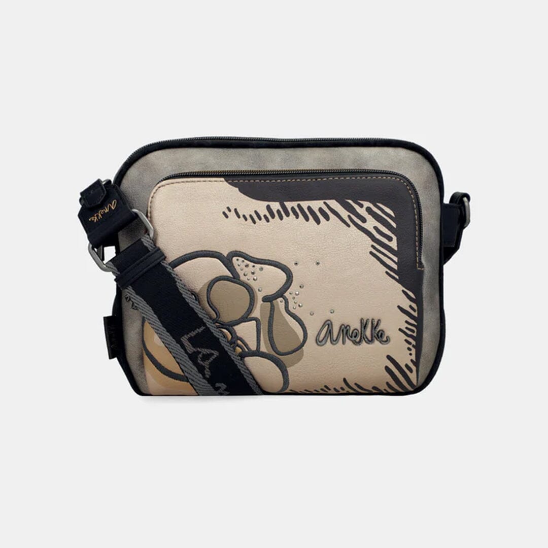 Mala tiracolo c/ 2 compartimentos para Senhora Anekke Nature Koko 