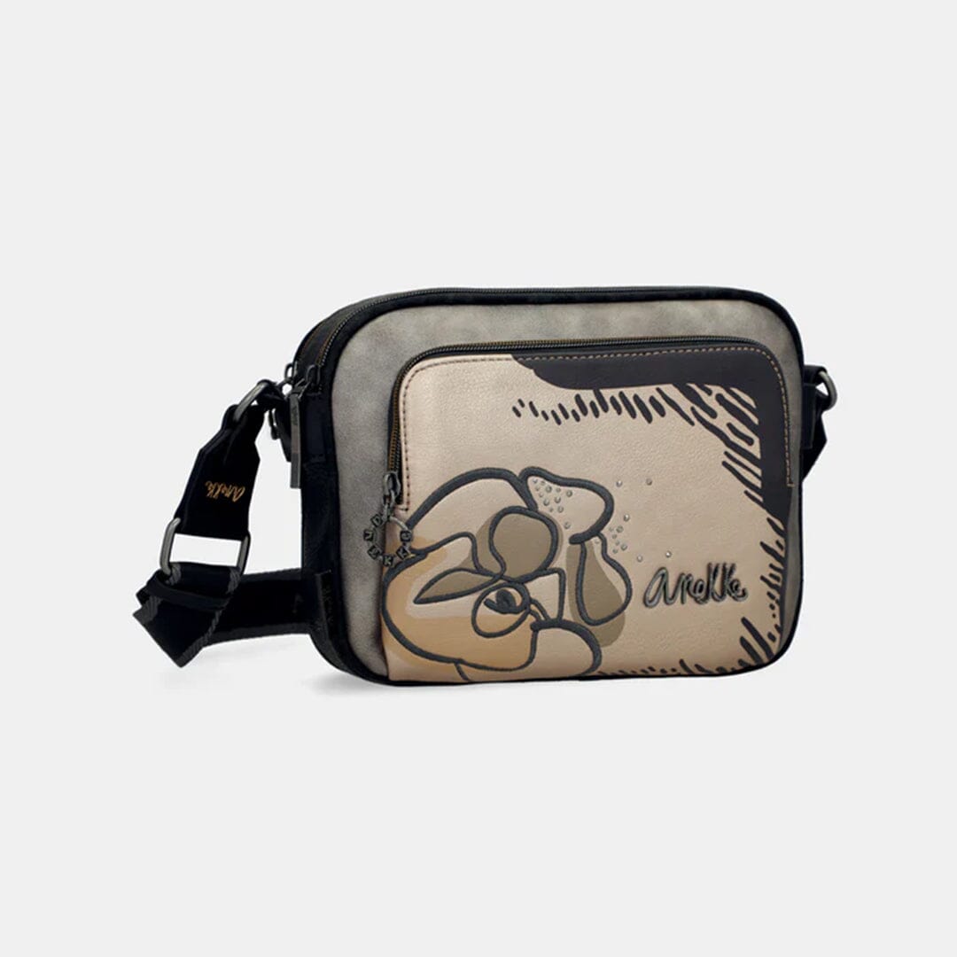 Mala tiracolo c/ 2 compartimentos para Senhora Anekke Nature Koko 