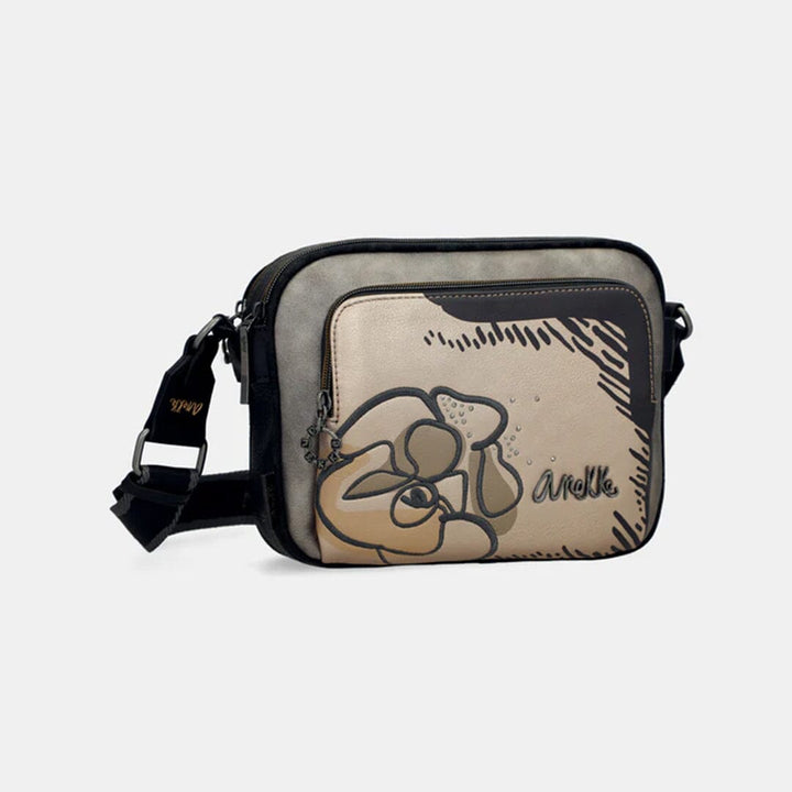 Mala tiracolo c/ 2 compartimentos para Senhora Anekke Nature Koko 